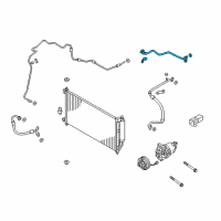 OEM Nissan NV200 Pipe-Front Cooler, Low Diagram - 92450-3LM0A