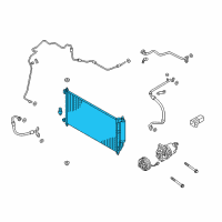 OEM 2013 Nissan NV200 Condenser & Liquid Tank Assy Diagram - 92100-3LM0B