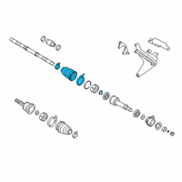 OEM 2015 Nissan Altima Repair Kit - Dust Boot, Inner Diagram - C9741-ET00J