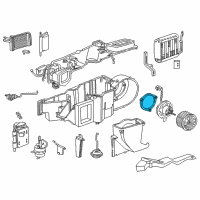 OEM Dodge Dakota Seal Blower Motor Diagram - 3847476