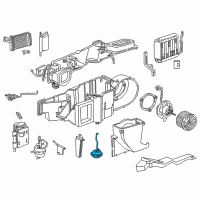 OEM Dodge Dakota Hvac Vacuum Actuator Diagram - 5210111