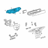 OEM Toyota Prius Case, Combination Meter Diagram - 83801-47031