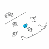 OEM 2019 Nissan Rogue Sensor Assy-Distance Diagram - 28438-7FL3C