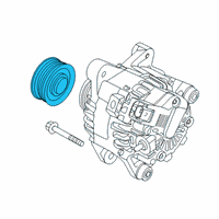 OEM 2021 Hyundai Venue Pulley-Generator Diagram - 37320-2E221