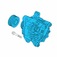 OEM 2020 Hyundai Venue Alternator Assembly Diagram - 37300-2M317