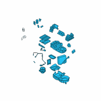 OEM Kia EVAPORATOR & Blower Diagram - 976013E260