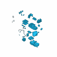 OEM Kia Sorento EVAPORATOR & Blower Diagram - 976013E260