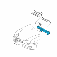 OEM 2005 Toyota Camry Front Transmission Diagram - 85150-AA030