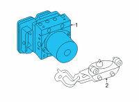 OEM 2022 Hyundai Sonata Brake Hydraulic Unit Assembly Diagram - 58910-L0100