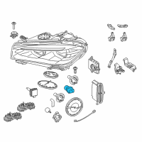 OEM 2016 BMW X6 Bulb Diagram - 07-11-9-907-001