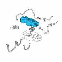 OEM 2014 Ram ProMaster 1500 TANK-DIESEL EXHAUST FLUID Diagram - 52022431AL