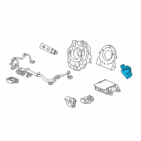 OEM Sensor, Front Crash Diagram - 77930-T5A-N01
