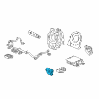 OEM Acura Sensor, Side Impact Diagram - 77970-T5A-N01