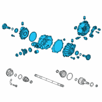 OEM 2014 Cadillac CTS Differential Assembly Diagram - 84173768