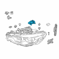 OEM BMW 440i xDrive Led Daytime Running Lights Diagram - 63-11-7-493-227