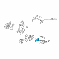 OEM 2014 Honda CR-V Seal, Water Outlet Diagram - 19352-R40-A01