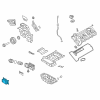 OEM 2014 Hyundai Genesis Cooler Assembly-Engine Oil Diagram - 26410-3F000