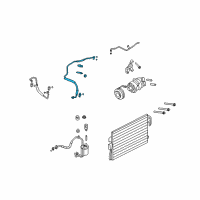 OEM 2008 Mercury Mariner AC Line Diagram - 8L8Z-19867-D