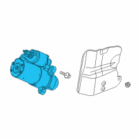 OEM 2014 Cadillac XTS Starter Diagram - 12639454