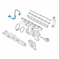 OEM BMW 440i xDrive Oil Feed Line Diagram - 11-42-7-643-175