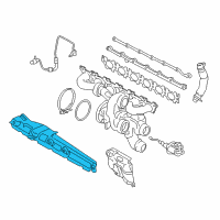 OEM 2020 BMW M240i Heat Resistant Plate Diagram - 11-79-7-643-180