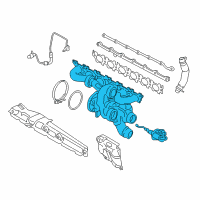 OEM BMW M240i Turbo Charger Diagram - 11-65-7-934-605