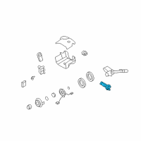 OEM 2010 Chevrolet HHR Key Asm-Door Lock & Ignition Lock (Uncoded) Diagram - 23372322