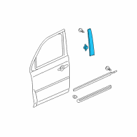 OEM 2012 Honda Pilot Garn Assy, L. Diagram - 72470-SZA-A01