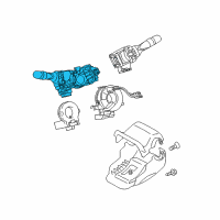 OEM Toyota Prius Headlamp Dimmer Switch Diagram - 84140-47120