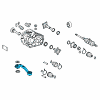 OEM 2017 Toyota Highlander Front Mount Diagram - 52380-48120