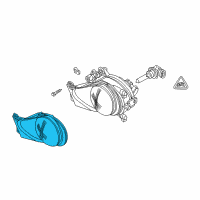 OEM 2002 BMW 540i Cover, Fog Lamp, Left Diagram - 63-17-6-906-427