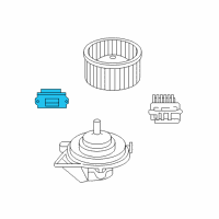 OEM 2007 Chrysler Aspen Resistor-Blower Motor Diagram - 5061575AA