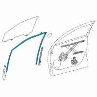 OEM 2015 Toyota Highlander Run Channel Diagram - 68141-0E051