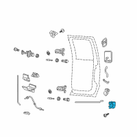 OEM 2013 Ford Expedition Latch Diagram - CL3Z-1626412-A