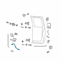 OEM 2013 Ford F-250 Super Duty Cable Assembly Diagram - F81Z-26266A46-AA