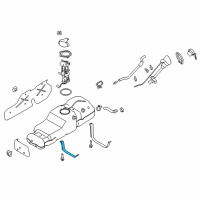 OEM Nissan Titan XD Band Assy-Fuel Tank Mounting Diagram - 17406-ZE00B