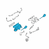 OEM 2017 BMW M4 Turbocharger, Cylinders 4-6 Diagram - 11-65-7-849-651