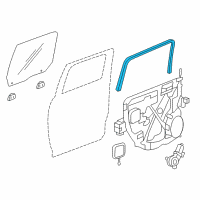 OEM Ram 2500 Seal-Rear Door Diagram - 55372137AE