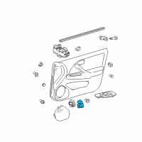 OEM Toyota Avalon Window Switch Diagram - 84810-AC010