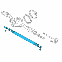 OEM 2020 GMC Yukon XL Drive Shaft Assembly Diagram - 84546234