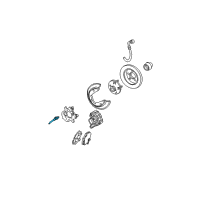 OEM 2003 Ford Taurus Rear Speed Sensor Diagram - 4F1Z-2C190-BA