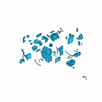 OEM 2007 Nissan Versa Blower Assembly-Air Conditioner Diagram - 27210-EM30B