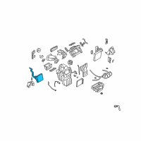 OEM Nissan Core Assy-Front Heater Diagram - 27140-EL00A
