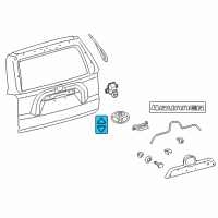 OEM 2019 Toyota 4Runner Control Switch Diagram - 84905-35010