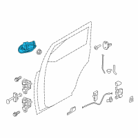 OEM 2008 Ford Expedition Handle, Outside Diagram - 9L1Z-7826605-AA