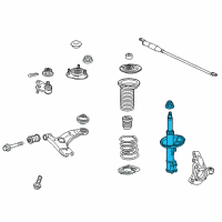 OEM 2011 Lexus CT200h ABSORBER Set, Shock Diagram - 48520-79106