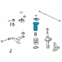 OEM Scion xB Upper Spring Insulator Diagram - 48157-42030