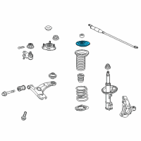 OEM 2011 Lexus CT200h Seat Sub-Assembly, Front Spring Diagram - 48044-42010