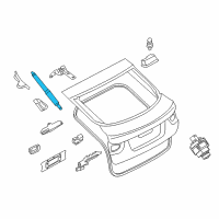 OEM BMW X6 Spindle Drive, Left Diagram - 51-24-7-434-043