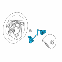 OEM 2016 Nissan Maxima 999TCH Assembly-ASCD, Steering Diagram - 25550-4RA1A